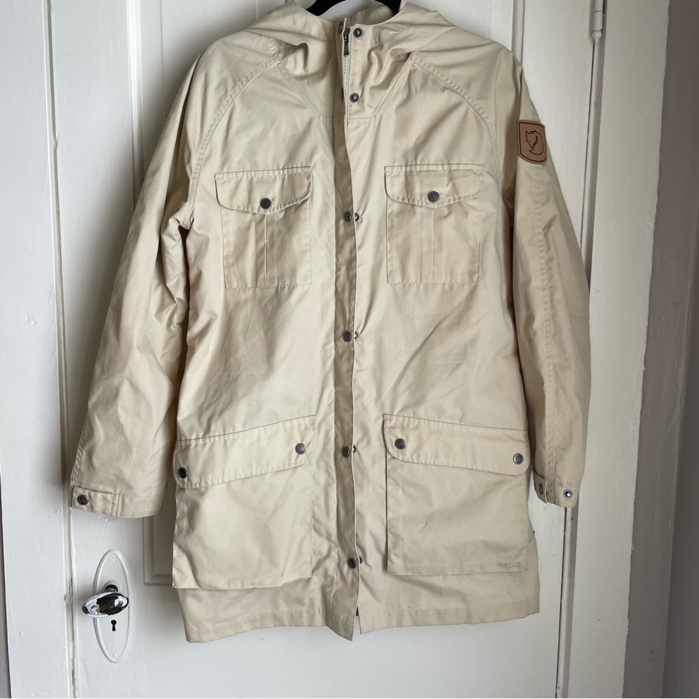 Fjallraven Beige Hooded Jacket